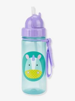 Gourde Avec Paille SKIP HOP Zoo Orange (renard) - Skip Hop -Petite Vie Soldes gourde avec paille skip hop zoo 2