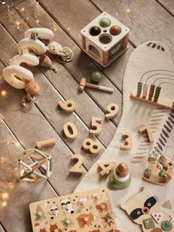 Grand Boulier Arc-en-ciel En Bois FSC® Multicolore - Vertbaudet -Petite Vie Soldes grand boulier arc en ciel en bois fsc 2