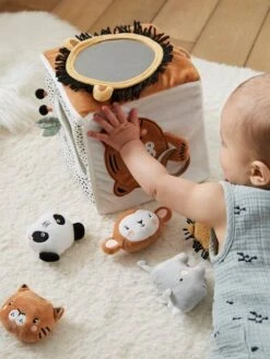 Grand Cube D'activités En Tissu TANZANIE Multicolore - Vertbaudet 13 Grand Cube D'activités En Tissu TANZANIE Multicolore - Vertbaudet -Petite Vie Soldes grand cube dactivites en tissu tanzanie 5