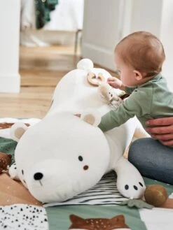 Grande Peluche D'activités GREEN FOREST Multicolore - Vertbaudet -Petite Vie Soldes grande peluche dactivites green forest 2