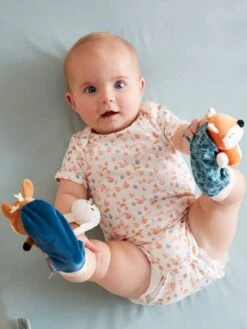 Hochets Mains Et Pieds Forêt Enchantée Multicolore - Vertbaudet -Petite Vie Soldes hochets mains et pieds foret enchantee 1