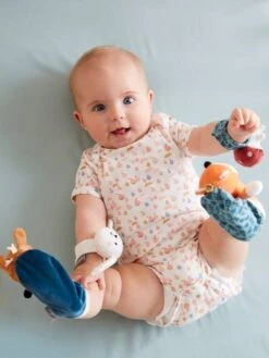 Hochets Mains Et Pieds Forêt Enchantée Multicolore - Vertbaudet -Petite Vie Soldes hochets mains et pieds foret enchantee 2