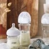 Kit Nouveau-né : 3 Biberons En Verre + Sucette Philips AVENT Natural Transparent - Philips Avent -Petite Vie Soldes kit nouveau ne 3 biberons en verre sucette philips avent natural