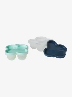 Les 2 Pots De Conservation En Silicone Vert/bleu - Vertbaudet -Petite Vie Soldes les 2 pots de conservation en silicone 3