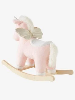 Licorne à Bascule FSC® Rose - Vertbaudet -Petite Vie Soldes licorne a bascule fsc 2