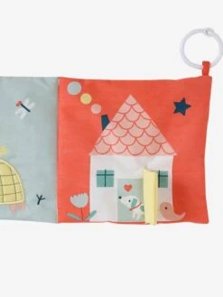 Livre D'éveil Accordéon Géant CROQUE LA VIE Rouge - Vertbaudet -Petite Vie Soldes livre deveil accordeon geant croque la vie 3