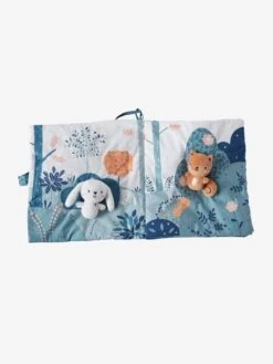 Livre D'éveil + Peluches En Velours Forêt Enchantée Multicolore - Vertbaudet -Petite Vie Soldes livre deveil peluches en velours foret enchantee 5