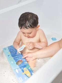 Livre + Marionnette + Stickers De Bain En Mousse BADABULLE Multicolore - Badabulle -Petite Vie Soldes livre marionnette stickers de bain en mousse badabulle 2