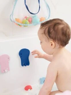 Livre + Marionnette + Stickers De Bain En Mousse BADABULLE Multicolore - Badabulle -Petite Vie Soldes livre marionnette stickers de bain en mousse badabulle 3