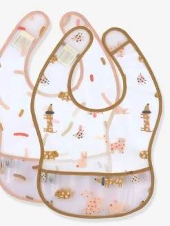 Lot De 2 Bavoirs Avec Poche Little Mateys LÄSSIG Bleu Royale - Lassig -Petite Vie Soldes lot de 2 bavoirs avec poche little mateys lassig 5