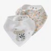 Lot De 2 Bavoirs Bandana Imprimé Koala - Vertbaudet -Petite Vie Soldes lot de 2 bavoirs bandana