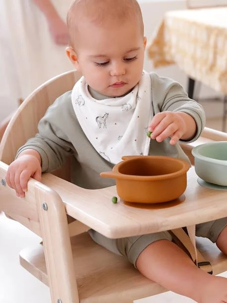 Lot De 2 Bavoirs Bandanas Petit Nomade Lot Caramel Ivoire Imprimé - Vertbaudet 7 Lot De 2 Bavoirs Bandanas Petit Nomade Lot Caramel Ivoire Imprimé - Vertbaudet – Image 5