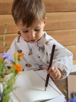 Lot De 2 Bavoirs Manches Longues LÄSSIG Little Forest Renard - Vert Ol - Lassig -Petite Vie Soldes lot de 2 bavoirs manches longues lassig 5