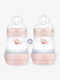 Lot De 2 Biberons 160 Ml MAM Easy Start Anti-colique Nature Guardian Nature Blush - Mam -Petite Vie Soldes lot de 2 biberons 160 ml mam easy start anti colique nature guardian 1