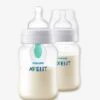 Lot De 2 Biberons 240 Ml Philips AVENT Anti-colic Avec Valve AirFree Transparent - Philips Avent -Petite Vie Soldes lot de 2 biberons 240 ml philips avent anti colic avec valve airfree