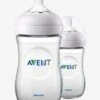 Lot De 2 Biberons 260 Ml Philips AVENT Natural Sans BPA Transparent - Philips Avent -Petite Vie Soldes lot de 2 biberons 260 ml philips avent natural sans bpa