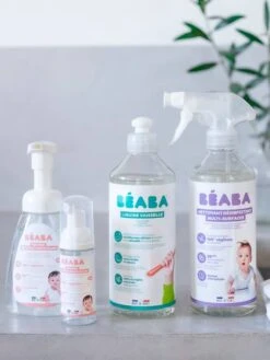 Lot De 2 Flacons De Liquide Vaisselle (500 Ml) BEABA Blanc - Beaba -Petite Vie Soldes lot de 2 flacons de liquide vaisselle 500 ml beaba 2