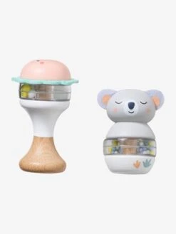 Lot De 2 Hochets En Bois FSC® Vert - Vertbaudet -Petite Vie Soldes lot de 2 hochets en bois fsc 2