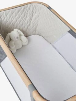 Lot De 2 Housses Pour Berceau Et Cododo En Coton Bio* Marine/écru - Vertbaudet -Petite Vie Soldes lot de 2 housses pour berceau et cododo en coton bio 1