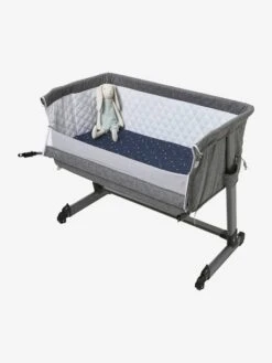 Lot De 2 Housses Pour Berceau Et Cododo En Coton Bio* Marine/écru - Vertbaudet -Petite Vie Soldes lot de 2 housses pour berceau et cododo en coton bio 3