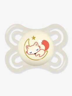 Lot De 2 Sucettes En Silicone MAM Perfect Nuit 2 à 6 Mois Vert + Beige - Mam -Petite Vie Soldes lot de 2 sucettes en silicone mam perfect nuit 2 a 6 mois 2