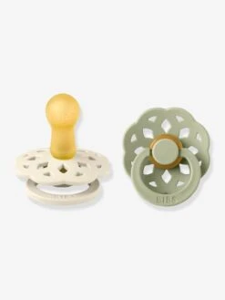 Lot De 2 Sucettes-tétines BIBS Bohème, Taille 2 De 6 à 18 Mois Sable + Miel - Bibs -Petite Vie Soldes lot de 2 sucettes tetines bibs boheme taille 2 de 6 a 18 mois 1