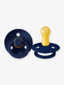 Lot De 2 Sucettes-tétines BIBS Colour Ou Colour Night, Taille 2 De 6 à 18 Mois Deep Space & Petrol Blue - Bibs -Petite Vie Soldes lot de 2 sucettes tetines bibs colour ou colour night taille 2 de 6 a 18 mois 5