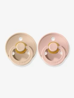 Lot De 2 Sucettes-tétines BIBS Colour, Taille 1 De 0 à 6 Mois Blush & Vanilla - Bibs -Petite Vie Soldes lot de 2 sucettes tetines bibs colour taille 1 de 0 a 6 mois 2