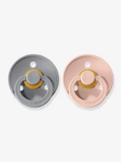 Lot De 2 Sucettes-tétines BIBS Colour, Taille 1 De 0 à 6 Mois Blush & Vanilla - Bibs -Petite Vie Soldes lot de 2 sucettes tetines bibs colour taille 1 de 0 a 6 mois 5