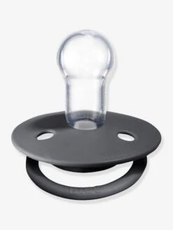 Lot De 2 Sucettes-tétines BIBS De Lux En Silicone Gris Fer + Bleu Layette - Bibs -Petite Vie Soldes lot de 2 sucettes tetines bibs de lux en silicone 4