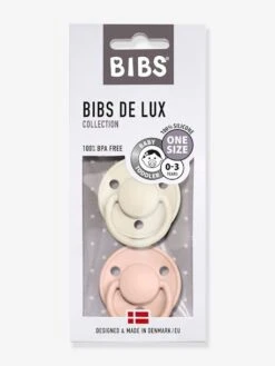 Lot De 2 Sucettes-tétines BIBS De Lux En Silicone Gris Fer + Bleu Layette - Bibs -Petite Vie Soldes lot de 2 sucettes tetines bibs de lux en silicone 5