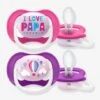 Lot De 2 Sucettes Ultra Air Animals 2e âge Philips AVENT Pingouin + éléphant - Philips Avent -Petite Vie Soldes lot de 2 sucettes ultra air animals 2e age philips avent