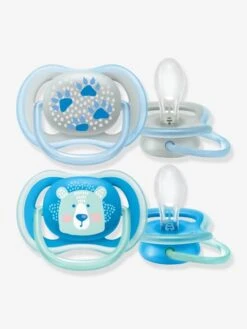 Lot De 2 Sucettes Ultra Air Animals 2e âge Philips AVENT Pingouin + éléphant - Philips Avent -Petite Vie Soldes lot de 2 sucettes ultra air animals 2e age philips avent 4