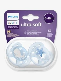 Lot De 2 Sucettes Ultra Douces 2e âge Philips AVENT Ecureuil/fleurs - Philips Avent -Petite Vie Soldes lot de 2 sucettes ultra douces 2e age philips avent 2