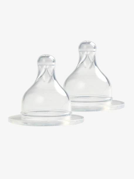 Lot De 2 Tétines Liquide épais Pour Biberons Verre Col Large BÉABA Transparent - Beaba 3 Lot De 2 Tétines Liquide épais Pour Biberons Verre Col Large BÉABA Transparent - Beaba