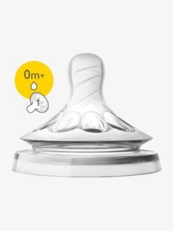 Lot De 2 Tétines Philips AVENT Natural, 5 Débits Transparent - Philips Avent -Petite Vie Soldes lot de 2 tetines philips avent natural 5 debits 3