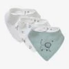 Lot De 3 Bavoirs Bandanas En Gaze De Coton Lot Vert Panda - Vertbaudet 1 Lot De 3 Bavoirs Bandanas En Gaze De Coton Lot Vert Panda - Vertbaudet -Petite Vie Soldes lot de 3 bavoirs bandanas en gaze de coton