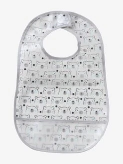 Lot De 3 Bavoirs Plastifiés Avec Récupérateur Assortis Ours - Vertbaudet -Petite Vie Soldes lot de 3 bavoirs plastifies avec recuperateur 1