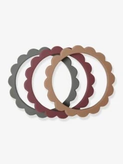 Lot De 3 Bracelets De Dentition Fleur - MUSHIE Vert - Mushie -Petite Vie Soldes lot de 3 bracelets de dentition fleur mushie 2