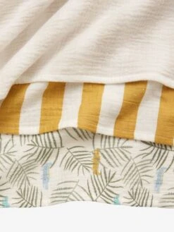 Lot De 3 Langes En Gaze De Coton TREK Oeko-Tex® Multicolore - Vertbaudet -Petite Vie Soldes lot de 3 langes en gaze de coton trek oeko tex 3