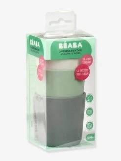 Lot De 3 Verres En Silicone BEABA Multicolore - Beaba -Petite Vie Soldes lot de 3 verres en silicone beaba 1