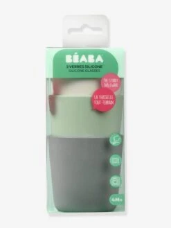 Lot De 3 Verres En Silicone BEABA Multicolore - Beaba -Petite Vie Soldes lot de 3 verres en silicone beaba 2