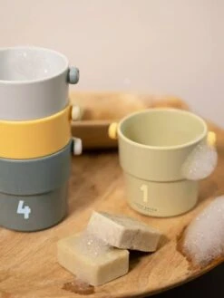 Lot De 4 Gobelets De Bain Little Goose - LITTLE DUTCH Multicolore - Little Dutch -Petite Vie Soldes lot de 4 gobelets de bain little goose little dutch 1