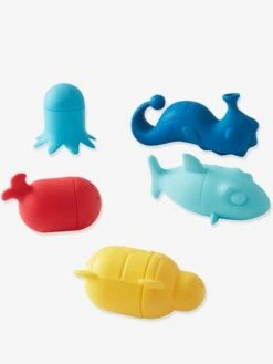 Lot De 5 Aspergeurs De Bain Silicone Lavables Multicolore - Vertbaudet -Petite Vie Soldes lot de 5 aspergeurs de bain silicone lavables 2