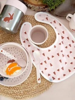 Lot De 5 Bavoirs Bébé LÄSSIG En Coton Biologique Lot De 5 Little Forest Renard - Lassig -Petite Vie Soldes lot de 5 bavoirs bebe lassig en coton biologique 2