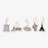 Lot De 5 Jouets à Suspendre Arche Bébé Figures Pour Tipi CHILDHOME Ecru/noir - Childhome -Petite Vie Soldes lot de 5 jouets a suspendre arche bebe figures pour tipi childhome