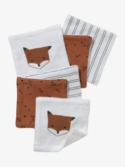 Lot De 6 Lingettes Lavables Lot Renard - Vertbaudet 9 Lot De 6 Lingettes Lavables Lot Renard - Vertbaudet -Petite Vie Soldes lot de 6 lingettes lavables 2