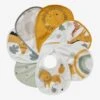 Lot De 7 Bavoirs Naissance En Coton Bio* Vertbaudet Blanc Jungle - Vertbaudet -Petite Vie Soldes lot de 7 bavoirs naissance en coton bio vertbaudet