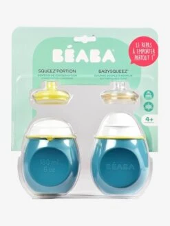 Lot De Gourdes Pour Compotes BEABA Babysqueez' 2 En 1 + Squeez'portion Blue - Beaba 10 Lot De Gourdes Pour Compotes BEABA Babysqueez' 2 En 1 + Squeez'portion Blue - Beaba -Petite Vie Soldes lot de gourdes pour compotes beaba babysqueez 2 en 1 squeezportion 2