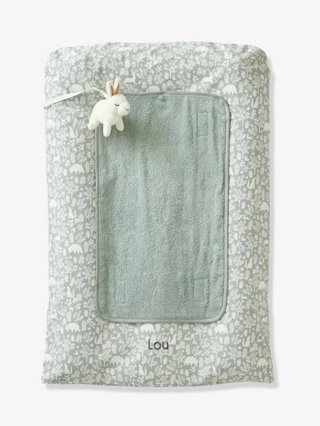 Matelas à Langer + 2 Tapis De Change DANS LES BOIS Vert Sauge - Vertbaudet 4 Matelas à Langer + 2 Tapis De Change DANS LES BOIS Vert Sauge - Vertbaudet – Image 2